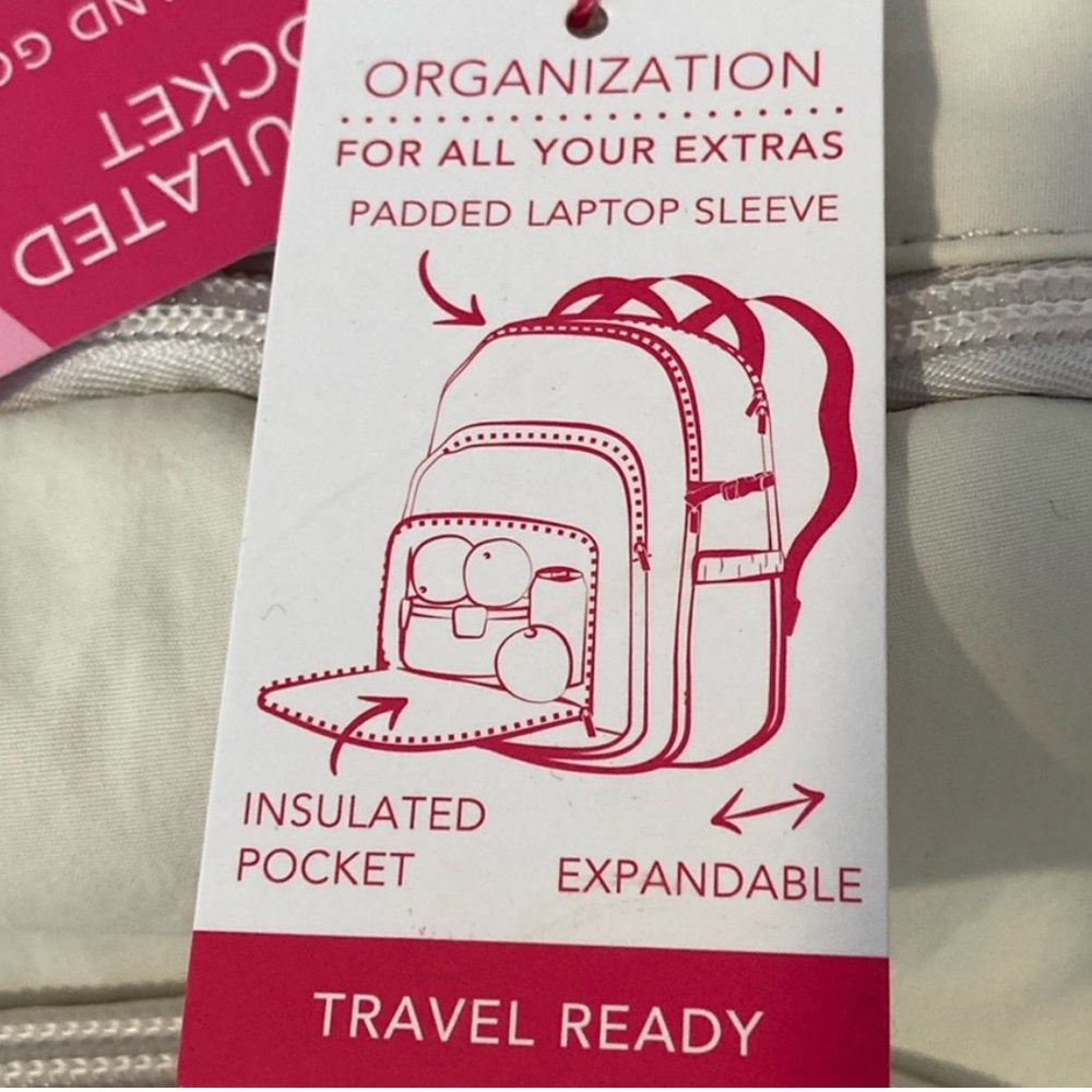 ISAAC MIZRAHI New York Tik Tok Viral Backpack| NWT| Cream Color - Picture 8 of 16